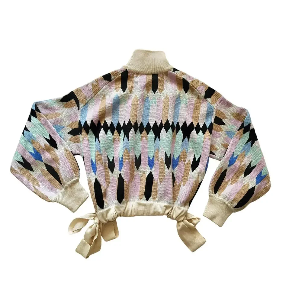 Paper London Women's Candyfloss Jumper Multicolor 100% Wool Sweater‎ Size S - Picture 6 of 10